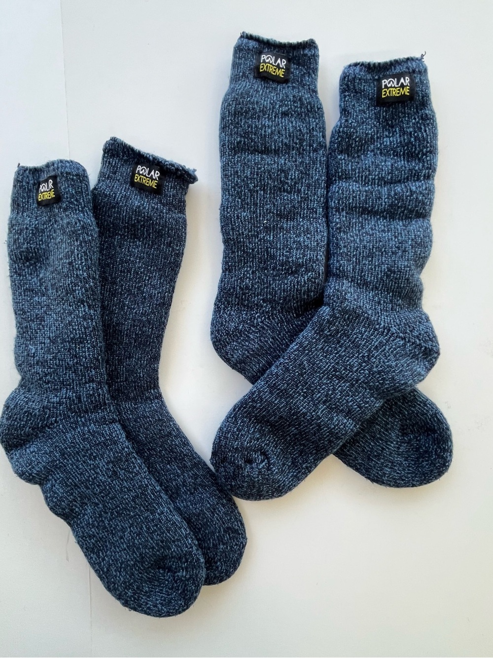 Men's Dark Blue Polar Extreme Crew Socks - lot of 2